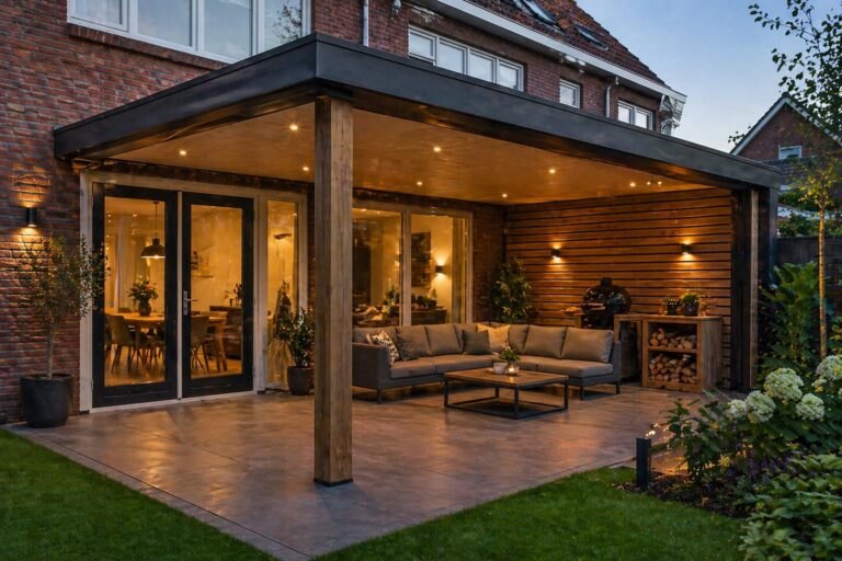 Home Moderne overkapping Nijmegen laten plaatsen voor beschutte tuin en terras
